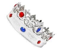 MHADBKH King Crowns Hat Royal King Crowns Party Hat Queen Birthday Halloween Headwear Costume Accessories Masquerades Crown