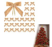 MHADBKH Luxurious Velvety Bowknot Knot Ornament Velvety Holiday Decors For Christmas Tree Holiday Homes Party Decorations