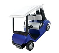 MHADBKH Metal Golfs Cart Miniature Sculpture 1:20 Scale Pullback Car Desktop Accent Sports Fan And Children Education Realistic Miniature Vehicle Decors