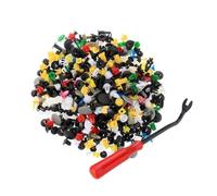 MHADBKH Mixed Car Door Panel Trim Bumper Retainer Fastener Rivets Push Pin Clips 50pcs / 10pcs / 20pcs Rivets Push Clip Trim Mixed Panel Engine Cover Retainer Most Popular Sizes