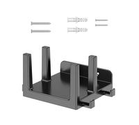 MHADBKH MultiPurpose Wall Mount Bracket for Modems Routers Devices with 45mm Thickness Cable Organization Hooks Bracket Wall Mount Shelf for WiFi Routers Modem