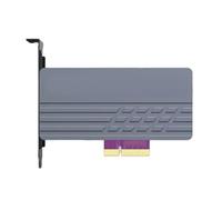 MHADBKH PCIe 5.0X4 To NVME Solid Disk Adapter Expansion Card For 128Gbps Fast Speed Data Transfer For PCIE5.0 Solid Disks Content Creation Enhancement