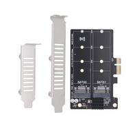 MHADBKH PCIE To Double Solid States Disk Adapter Solid States Disk Adapter Board Solid States Disk Card Solid States Disk Conversion Board For Desktop PC Data Transfer