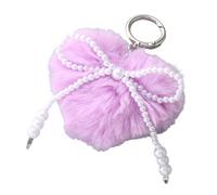 MHADBKH Poms Keychains Fleecy Rings Handbag Toted Bag Pendant Accessories Faux Furs Pompoms Keychains Accessories Charms