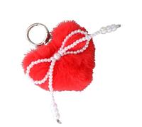 MHADBKH Poms Keychains Fleecy Rings Handbag Toted Bag Pendant Accessories Faux Furs Pompoms Keychains Accessories Charms