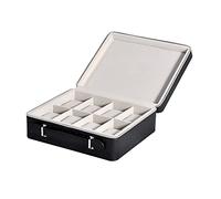 MHADBKH Portable Watch Storage Cases 2/8 / 12 Slot Watch Travel Box with Zip and Soft Felted Interior for Holding Jewelry Storage Cases for Men