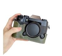 MHADBKH PU Leather Handmade Camera Base Bag Covers For XT50 With Closures And Easy Battery Access Camera Protective PU Case