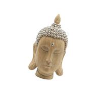 MHADBKH Resin Shakyamuni Buddhas Head Statue Religious Sculpture Desktop Decors For Home And Office Spiritual Ambiances Shakyamuni Buddhas Statue