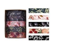 MHADBKH Retro Decorative Tape Forests Plant Print Paper Crafting Washis Masking Scrapbooking Supplies Forests Plant Print Washis Artists Retro Decorative Masking