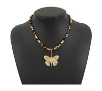 MHADBKH Rustless Butterfly Sun Charm Chain With Modifiable Margay Print Cord For Women Fashion Jewelry Thin Everyday