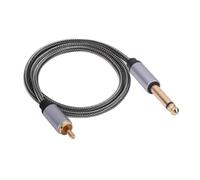 MHADBKH Sound to 1/4" 6.35mm Stereo Cable Male to Male Sound Cable for Mixer Power Amplifier Home Theater
