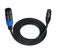 MHADBKH Speakon to XLR Cable Speakon Plug Female to XLR 3Pin Female Extension Microphone Wire with Twist Microphone Extension