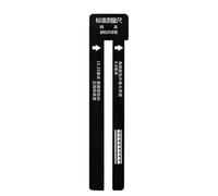 MHADBKH Standard Table Tennis Umpire Ruler Table Tennis Net Measuring Ruler for Measuring the Net Height and Thickness of Rubber Standard Umpire Measurement Tool for the Height