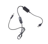 MHADBKH USB 5V to DC12V/9V Voltages Step Up Converters Cable with Power Switcher 5.5x2.1mm Connectors for Routers LED Lights