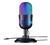MHADBKH USB Microphone With Clear Sound And LED Lights Suitable For Gaming And Podcasting On PC Heart-Shaped Pointing Mic Podcast Mic