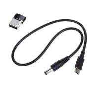 MHADBKH USB Type C to DC5.5x2.1mm Power Cable for Routers, Cameras Fans USB 5V9V12V1.5A Input Type C 5V9V12V3A Input