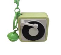 MHADBKH Vintage Record Player Keychain Charm Pendant With Function for Decorative and Practical Daily Casual Use