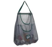 MHADBKH Wall Mounted Kitchen Storage Bag Breathable Meshes Compartments for Vegetables Seasonings Efficient Vertical Organization Vertical Kitchen Hanging Net Bag