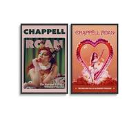 MHAIO 2 PCS Chappell Roan Album Cover Poster For Room Wall Art Canvas Posters 12x18inch(30x45cm) Style-2