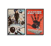 MHAIO 2 PCS Korn Poster Rock Band Music Album Vintage Poster For Room Wall Art Canvas Posters 24x36inch(60x90cm) Style-3