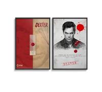 MHAIO 2 PCS Movie Dexter Poster Wall Art Canvas Posters 16x24inch(40x60cm) Style-10