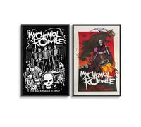 MHAIO 2 PCS My Chemical Romance Band Album Cover Poster For Room Wall Art Canvas Posters 12x18inch(30x45cm) Style-7