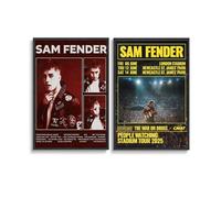 MHAIO 2 PCS Sam Fender Vintage Music Poster For Room Wall Art Canvas Posters 16x24inch(40x60cm) Style-2