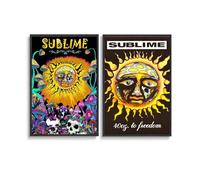 MHAIO 2 PCS Sublime Band Music Album Cover Poster For Room Wall Art Canvas Posters 24x36inch(60x90cm) Style-5