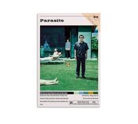 MHAIO Movie Parasite Aesthetic Poster, Canvas Wall Art, 12x18 inch, Modern Bedroom Decor