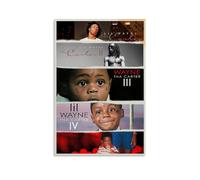 MHAIO Rapper Lil Wayne Music Album Posters Poster Decorative Painting Canvas Wall Posters And Art Picture Print Modern Family Bedroom Decor Posters 12x18inch(30x45cm)