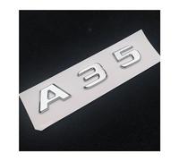 MhaRt yzw6688 3D ABS Black Car Rear Trunk Badge Sticker Fender Side Logo A35 Turbo 4matic Emblem Compatible with A35 / W176 W177 Accessories (Color : A35 Chrome Silver)