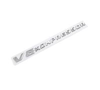 MhaRt yzw6688 3D ABS Car Sticker V6 V8 KOMPRESSOR Word Rear Sign Emblem Badge Car Body Fender Rear Trunk Upgrade Version Accessories V8 silver