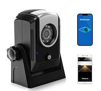 MHCABSR Wireless Backup Camera, WiFi Reversing Camera Work with Phone IP68 Waterproof IR Night Vision Wide Angle Magnetic Rear View Parking Camera for Trailers Trucks Vans Camper Car