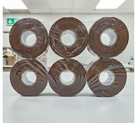 MHD Buff Packaging Tape 48mm x 150m - Strong Packing Tape for Boxes | Brown Parcel Sealing Tape with High Bond Adhesive | 38mm Small Core | Extra Long Warehouse Tape | 6 Pack