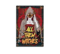 MHEGSNGA ALL THEM WITCHES Poster Vintage Art Cover Room Decor Aesthetic Bedroom Decor Canvas Posters For Bedroom 16x24inch(40x60cm) Unframe-style