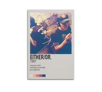 MHEGSNGA Either-Or - Elliot Smith Poster Vintage Art Cover Room Decor Aesthetic Bedroom Decor Canvas Posters For Bedroom 16x24inch(40x60cm) Unframe-style