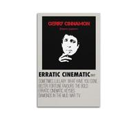 MHEGSNGA Erratic Cinematic • Gerry Cinnamon Poster Vintage Art Cover Room Decor Aesthetic Bedroom Decor Canvas Posters For Bedroom 12x18inch(30x45cm) Unframe-style