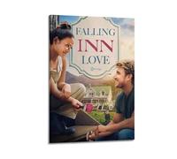 MHEGSNGA Falling Inn Love Poster Vintage Art Cover Room Decor Aesthetic Bedroom Decor Canvas Posters For Bedroom 08x12inch(20x30cm) Frame-style