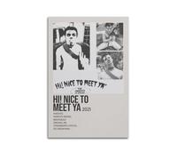 MHEGSNGA HI! NICE TO MEET YA YUNGBLUD Poster Vintage Art Cover Room Decor Aesthetic Bedroom Decor Canvas Posters For Bedroom 08x12inch(20x30cm) Unframe-style