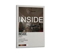 MHEGSNGA Inside (The Songs) - Bo Burnham Poster Vintage Art Cover Room Decor Aesthetic Bedroom Decor Canvas Posters For Bedroom 12x18inch(30x45cm) Frame-style