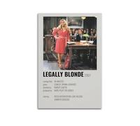 MHEGSNGA Legally Blonde Poster Vintage Art Cover Room Decor Aesthetic Bedroom Decor Canvas Posters For Bedroom 12x18inch(30x45cm) Unframe-style