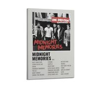 MHEGSNGA One Direction - Midnight Memories Poster Vintage Art Cover Room Decor Aesthetic Bedroom Decor Canvas Posters For Bedroom 12x18inch(30x45cm) Frame-style