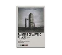 MHEGSNGA Painting of A Panic Attack - Frightened Rabbit Poster Vintage Art Cover Room Decor Aesthetic Bedroom Decor Canvas Posters For Bedroom 12x18inch(30x45cm) Unframe-style