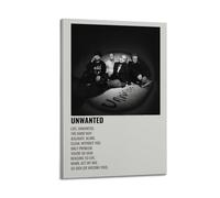 MHEGSNGA Pale Waves - Unwanted Poster Vintage Art Cover Room Decor Aesthetic Bedroom Decor Canvas Posters For Bedroom 08x12inch(20x30cm) Frame-style