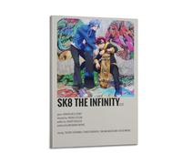 MHEGSNGA SK8 The Infinity Poster Vintage Art Cover Room Decor Aesthetic Bedroom Decor Canvas Posters For Bedroom 12x18inch(30x45cm) Frame-style