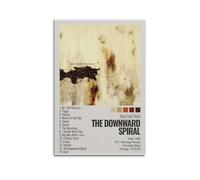 MHEGSNGA The Downward Spiral Poster Vintage Art Cover Room Decor Aesthetic Bedroom Decor Canvas Posters For Bedroom 12x18inch(30x45cm) Unframe-style