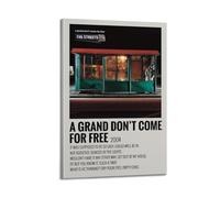 MHEGSNGA The Streets, A Grand Don’t Come For Free Poster Vintage Art Cover Room Decor Aesthetic Bedroom Decor Canvas Posters For Bedroom 08x12inch(20x30cm) Frame-style