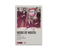 MHEGSNGA Word of Mouth - The Wanted Poster Vintage Art Cover Room Decor Aesthetic Bedroom Decor Canvas Posters For Bedroom 12x18inch(30x45cm) Unframe-style