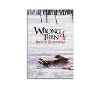 MHEGSNGA Wrong Turn 4 Bloody Beginnings Poster Vintage Art Cover Room Decor Aesthetic Bedroom Decor Canvas Posters For Bedroom 12x18inch(30x45cm) Unframe-style