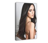 MHFDC Actress Jenna Ortega Canvas Poster Frame-style 08x12inch(20x30cm)